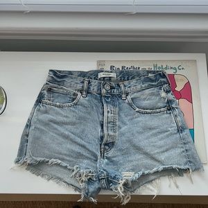 MOUSSY denim shorts.